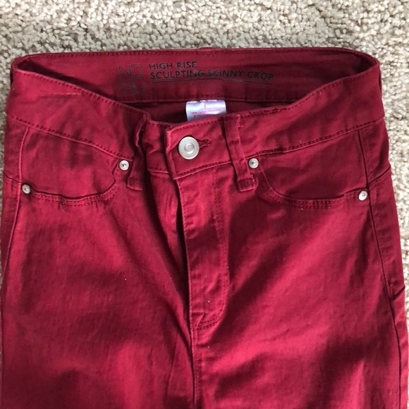 Dark red jeans by NOBO - Picture 2 of 2